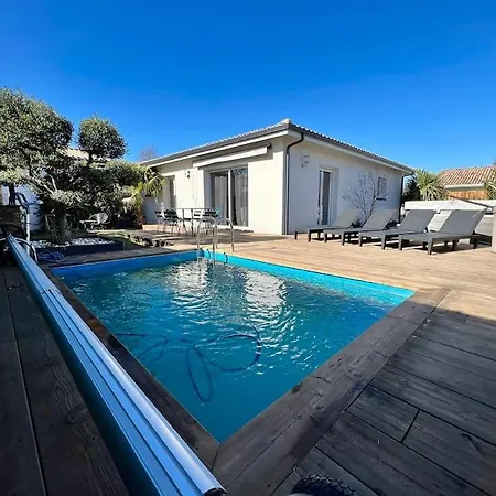 Spa, Climatisation, Piscine Chauffee, Petanque Et Calme Au Bassin D'arcachon Le Teich