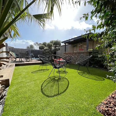 Ferienhaus Spa, Climatisation, Piscine Chauffee, Petanque Et Calme Au Bassin D'arcachon